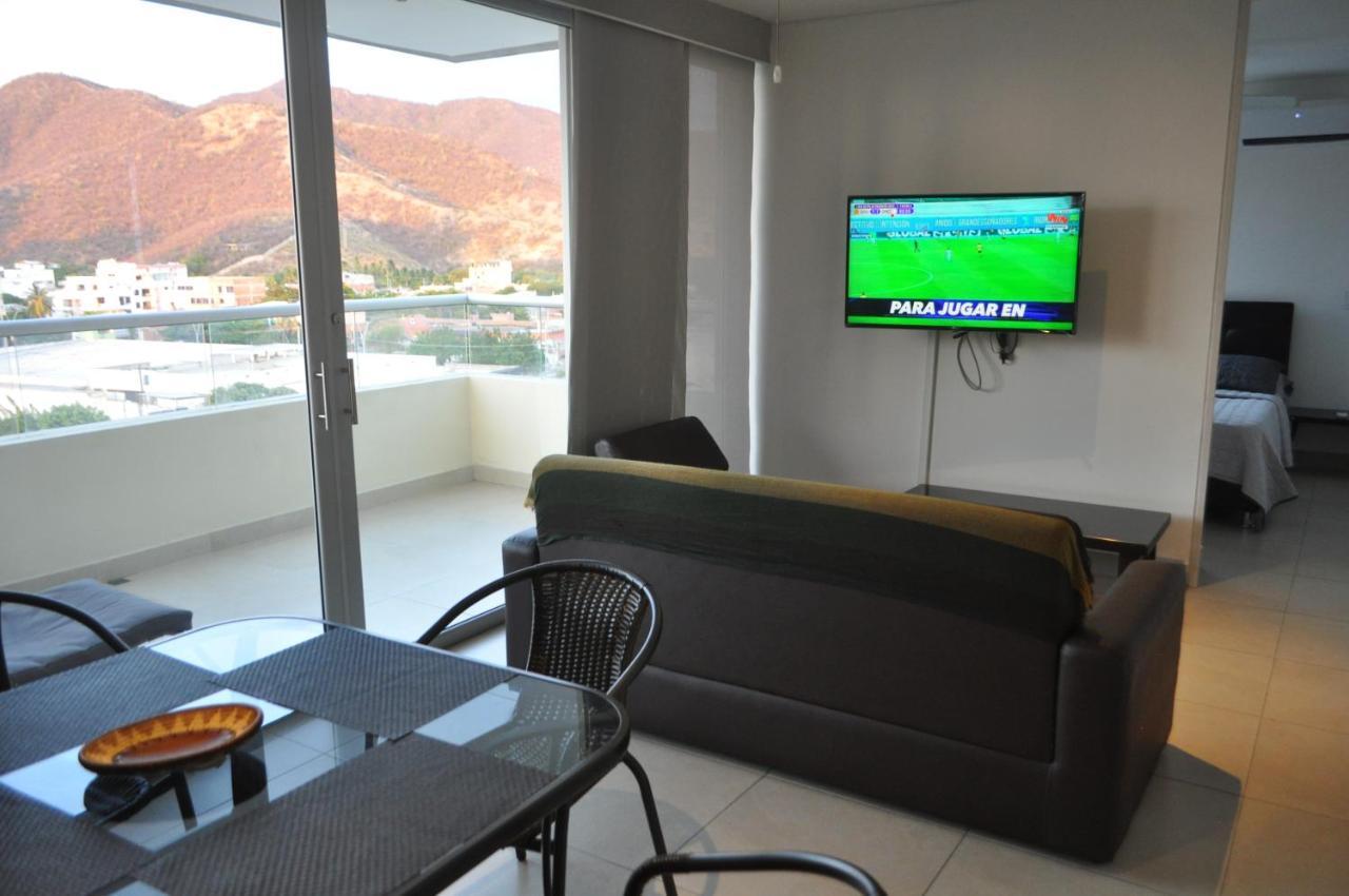 Beautiful sea view swimming pool&Jacuzzis Apartment Santa Marta  Exterior foto